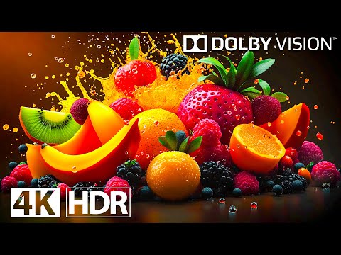 Видео: Коллекция фруктов 4K ULTRA HD Dolby Vision 120 кадров в секунду
