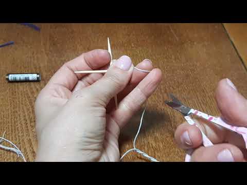 Видео: Мандала на двух зубочистках