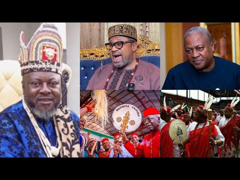 Видео: Асем Аба: Еще один король народа игбо из Нигерии приехал в Гану, чтобы поддержать Чукуди Джуд иии...