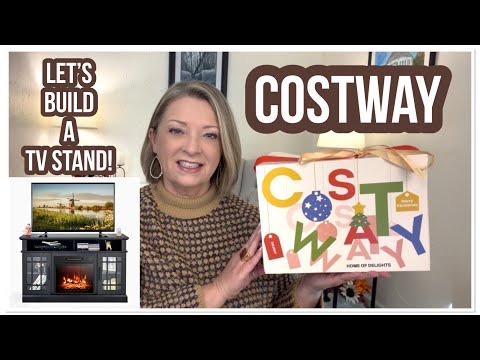 Видео: COSTWAY | Давайте построим камин под телевизор | ВАУ! #costway #costwayreviews #costwaytvstand