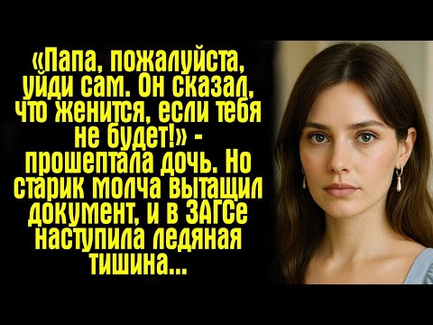 Видео: «Папа, пожалуйста, уйди сам… Он сказал, что женится, если тебя не будет!» — прошептала дочь. Но....