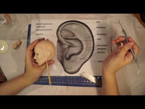 Видео: Лепка головы куклы 4 часть