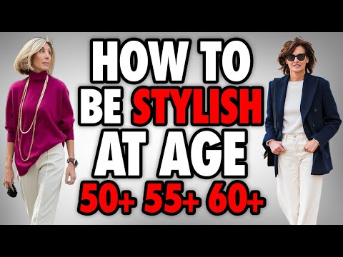 Видео: Как быть стильной после 50! (Мода для зрелых женщин)