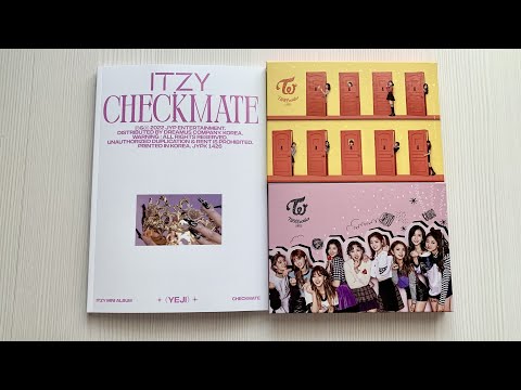 Видео: Распаковка альбома ITZY, TWICE / Unboxing album ITZY CHECKMATE (Standard)/TWICE TWICEcoaster lane 2