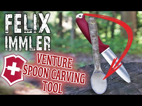 Видео: Инструмент для вырезания ложек от Victorinox Venture — инновационная новинка — лучшая техника его...