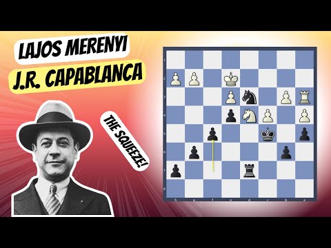 Видео: Мастер за работой | Лайош Мереньи против Х. Р. Капабланки (1928)