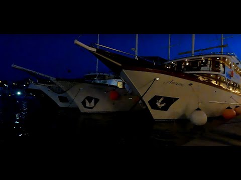 Видео: Трогир вечерний Хорватия июль