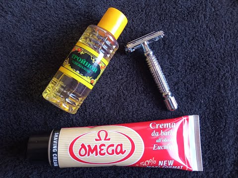 Видео: Бюджетно класическо бръснене с Baili BR 179, крем за бръснене OMEGA и афтър ТРОЙНОЙ