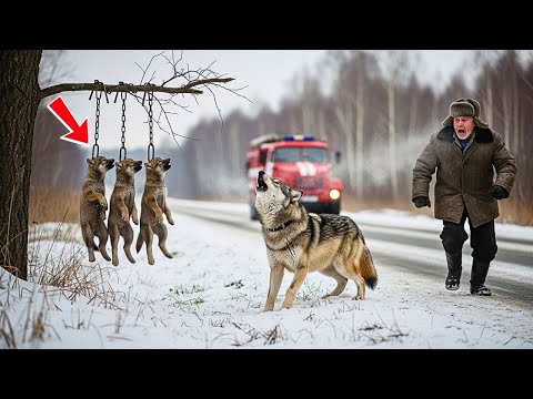 Видео: Он увидел повешенных волчат… Но то, что сделал старый пожарный, потрясло всех!