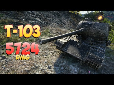 Видео: Т-103 • Круглый! - 6 Фрагов 5.7K Урона • Мир Танков