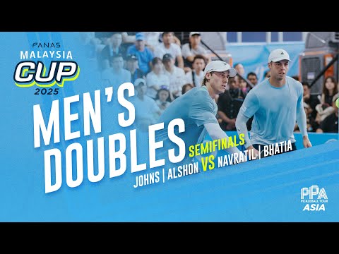 Видео: Джонс/Алшон против Навратила/Бхатия — мужской парный полуфинал | Кубок Малайзии Panas 2025