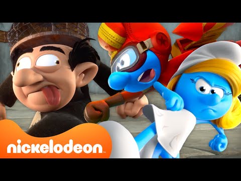 Видео: 41 МИНУТА Смурф-команд! ⏰ | Nicktoons