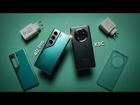 Видео: TECNO CAMON 40 Pro 5G против HONOR X9C - Сравнение камер, игровой производительности и комплекта
