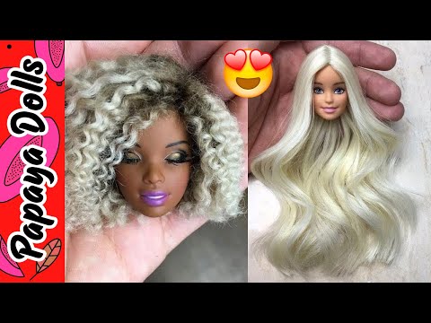 Видео: МОЧАЛКА, А НЕ ВОЛОСЫ! КАК РАСПУТАТЬ ВОЛОСЫ КУКЛЫ? Гладкие волосы и прическа для принцессы