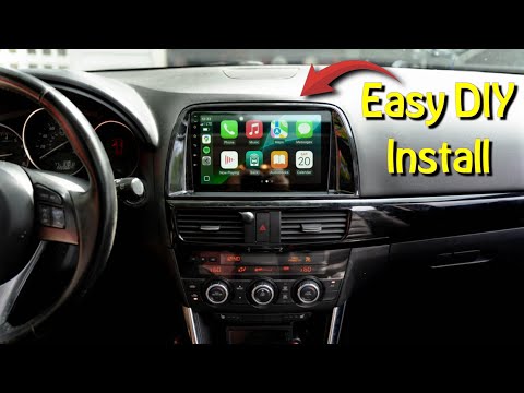 Видео: Установка 9-дюймовой магнитолы Idoing в Mazda CX5 2012-2015 годов (очень просто)