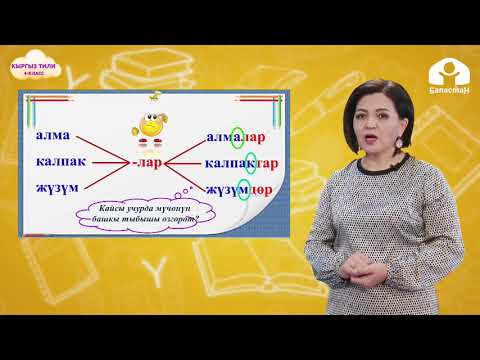 Видео: 4-класс. Кыргыз тили / Зат атоочтун көптүк санда өзгөрүшү / ТЕЛЕСАБАК / 21.01.2021