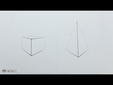 Видео: DrawFox. Рисунок карандашом для начинающих. Урок 2-2. Построение геометрических фигур без кривизны.