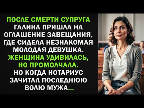 Видео: Галина пришла на оглашение завещания, где сидела незнакомая молодая девушка...