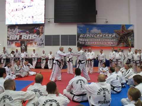 Видео: Семинар ГрандМастер Бос 9дан Таеквон-до ИТФ (МФТ) // Seminar GM Bos 9 Dan