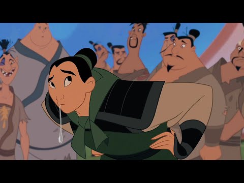 Видео: Девушка переоделась в парня и пошла в армию - мультфильм "Мулан" (Краткий пересказ)