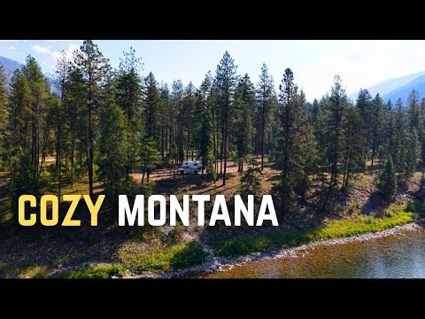 Видео: Я НЕ ОЖИДАЛ ЭТОГО! Уютный ночной кемпинг для грузовиков в Монтане