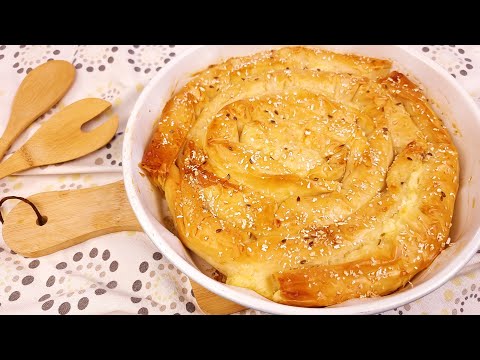 Видео: Плацинда с творогом - быстрый и простой рецепт с тестом фило @GotoviMoyRetept