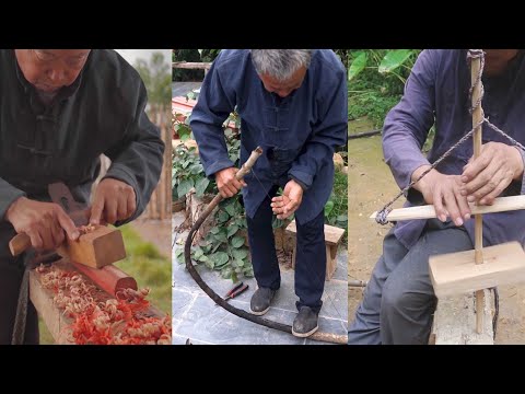 Видео: Традиционное мастерство изготовления пил, сверл по дереву и т. д. очень практично.