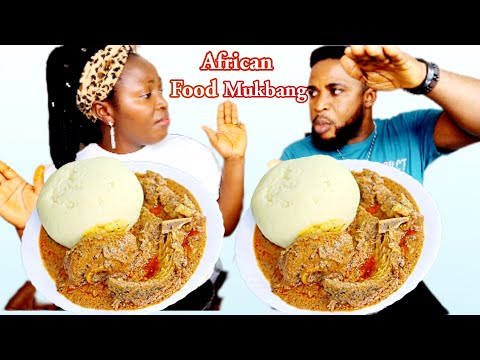 Видео: ХВАСТАТЬСЯ ДРУГОЙ ЖЕНЩИНОЙ, ПОДРУЖИТЬСЯ С ЖЕНОЙ | ФУФУ И АРАХИСОВЫЙ СУП | АФРИКАНСКАЯ КУХНЯ МУКБАНГ