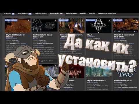 Видео: ПРАВИЛЬНАЯ УСТАНОВКА МОДОВ SKYRIM 2021 [ПОДРОБНО]