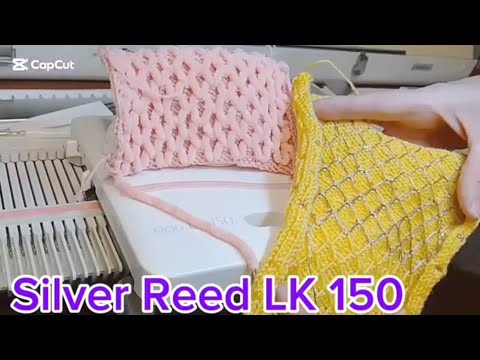Видео: Сеточка на вязальной машине LK-150.