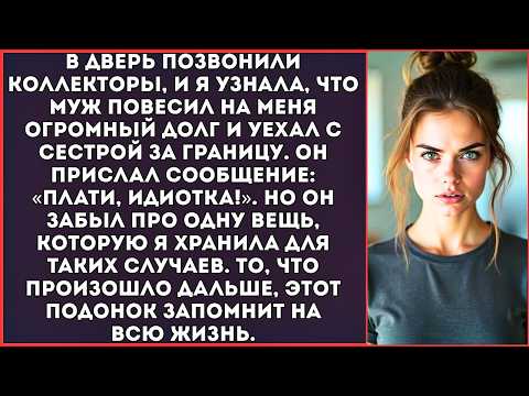 Видео: Муж оформил на меня кредит в 2 миллиона и сбежал с золовкой в другую страну.