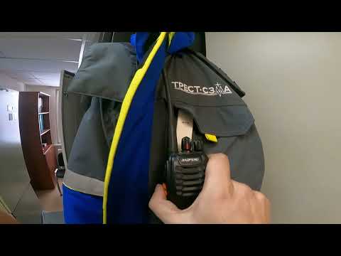 Видео: Универсальная быстросъёмная клипса рации. Universal quick-release clip walkie-talkie