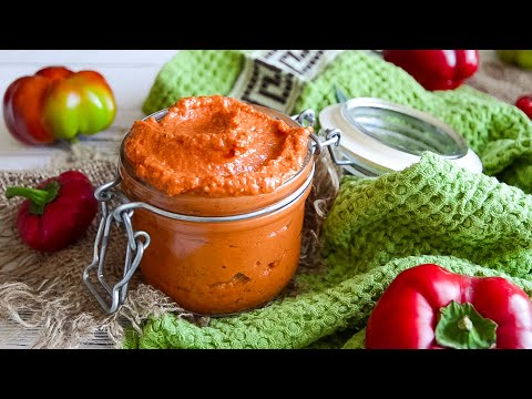 Видео: РОМЕСКО - испанский соус из Болгарского Перца и Помидоров🍴Пикантно! ОБОЖАЕТ ВСЯ СЕМЬЯ И ДРУЗЬЯ!