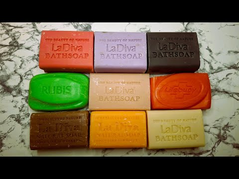 Видео: ASMR / COLORFUL HARD SOAP CUTTING / DRY SOAP CARVING / Резка сухого мыла.