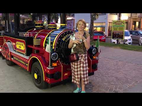 Видео: Прогулка по морскому городу Финале Лигуре в Италии.