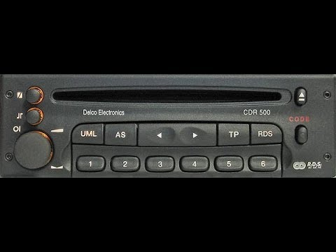 Видео: Магнитола Опель Вектра Б Как снять магнитолу и функция AUX в Delco cdr 500 d
