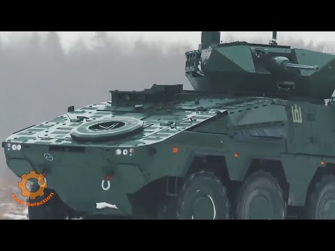 Видео: Боевая  машина GTK BOXER - гибкое будущее колёсной бронетехники