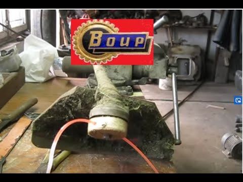 Видео: Простая катушка для триммера косилки 4 часть все гениальное просто. изготовление  на глазах.