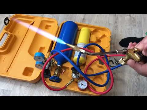 Видео: Ремонт Холодильников - Обзор Газосварочного поста (КИСЛОРОД + МАПП ГАЗ)