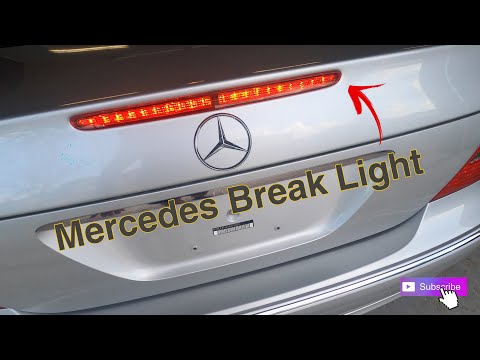 Видео: Замена стоп-сигнала на Mercedes E-класса W211