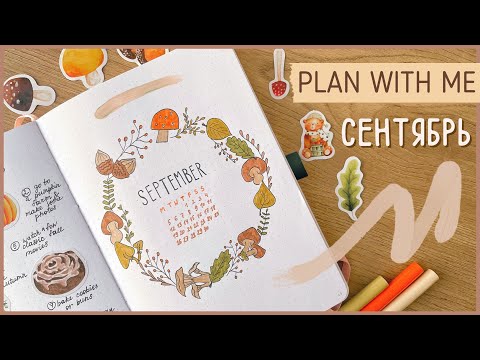 Видео: ЕЖЕДНЕВНИК СЕНТЯБРЬ 2022 | BULLET JOURNAL | Буллет джорнал | Оформление ежедневника🍄