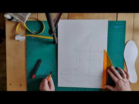 Видео: 3. Слипоны. Шаблон для разных моделей обуви.