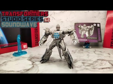 Видео: Саундвэйв/Soundwave, трансформер, обзор фигурки, Studio Series 62.