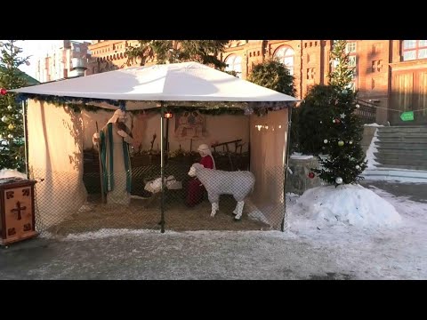 Видео: Челябинск 7. 01. 2025.  Рождество