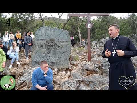 Видео: Хресна дорога  (Меджугор'є)  розважання о.Роман Братковський та о.Тарас Гнатів