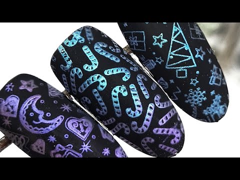 Видео: новогодние новинки, стемпинг ♡