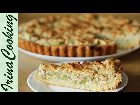 Видео: Песочный Пирог с Ревенем Просто объедение 🥧 Shortcake with Rhubarb