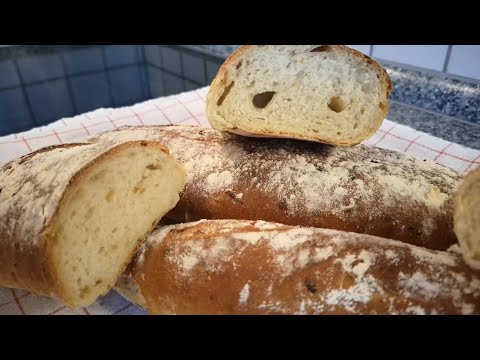 Видео: БАГЕТ С ЛУКОМ.ВКУСНЕЙШИЙ,АРОМАТНЫЙ,ХРУСТЯЩИЙ.Мой Рецепт.Zwiebelbaguett.