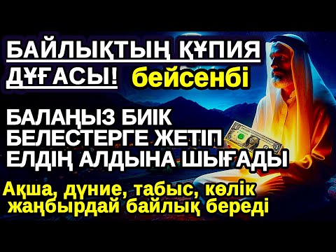 Видео: бейсенбі Бір рет тыңдасаң жеткілікті,АЛЛА балаңызға сый беріп ерекшелейді осы сүрені тыңдаңыз