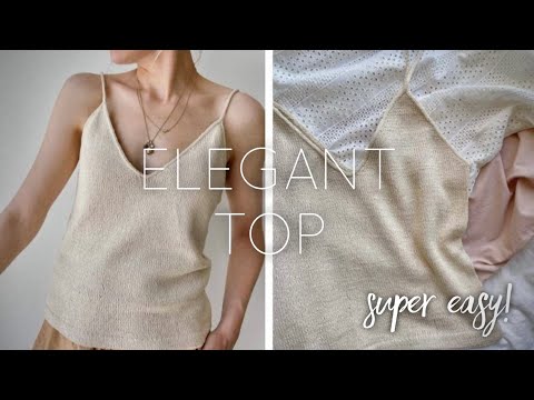 Видео: ВЯЖЕМ ТОП ЗА ОДИН ДЕНЬ! 🌟🌟🌟🌟🌟 ELEGANT SUMMER TOP